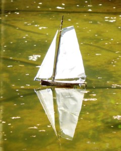 mini-sailboat,uitvergroot